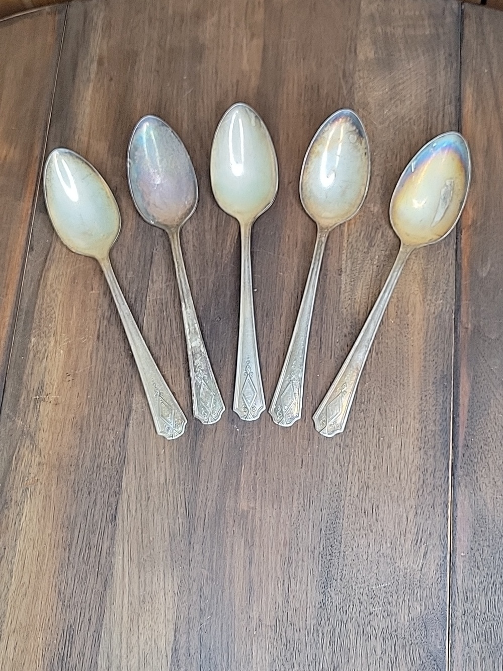 Simeon L & George H Rogers Company Oneida Vintage Silver Plated Serving Spoons